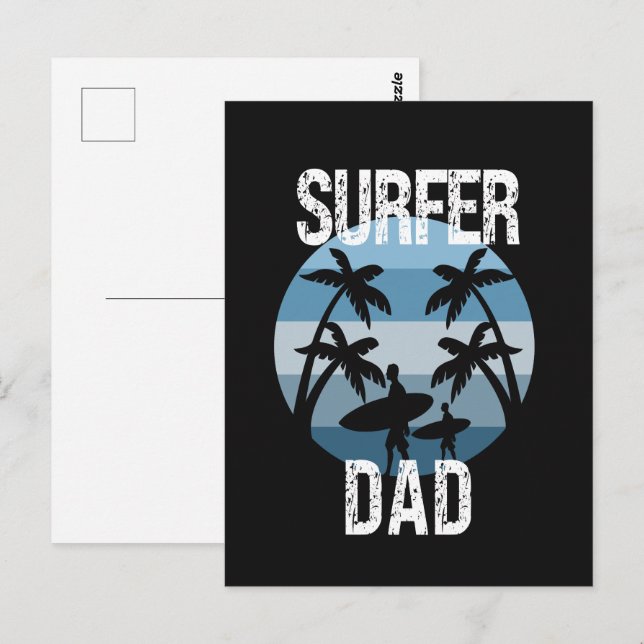 Surfer Dad Postcard (Front/Back)