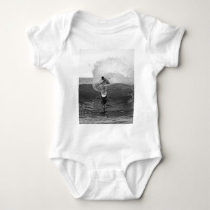 Surfer Dane Reynolds surfing El Salvador Baby Bodysuit
