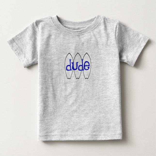 Surfer Dude Baby T-Shirt (Front)