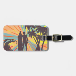 Surfer Dude Bag Tag