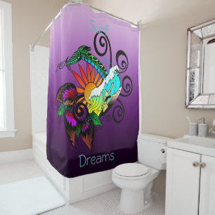 Surfer Dude Cartoon Shower Curtain