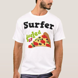 Surfer (Funny) Pizza T Shirt