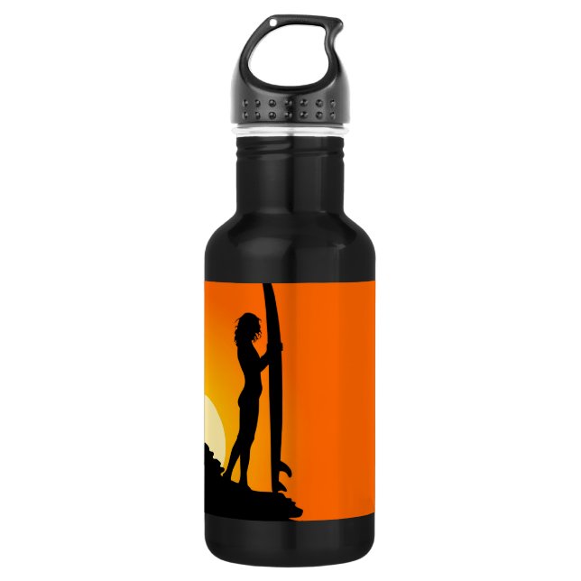 Surfer Girl 532 Ml Water Bottle (Front)