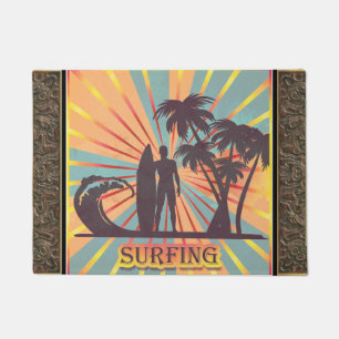 Surfer Girl Door Mat