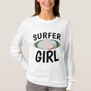 SURFER GIRL, Ladies Surfing T-shirts