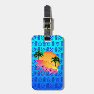 Surfer Girl Luggage Tag