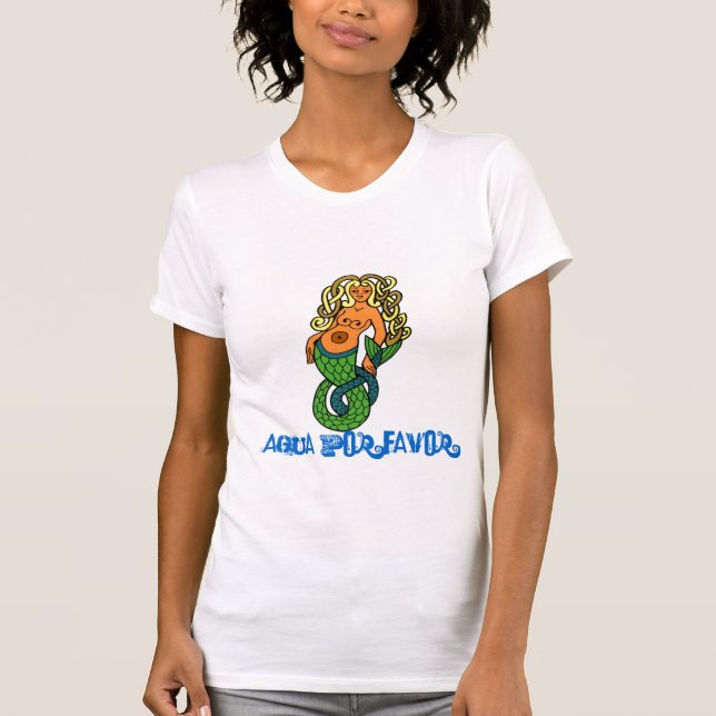 Surfer Girl Mermaid Shirt (Front)