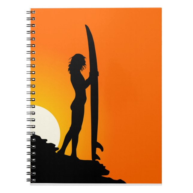 Surfer Girl Notebook (Front)