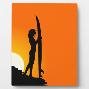 Surfer Girl Plaque