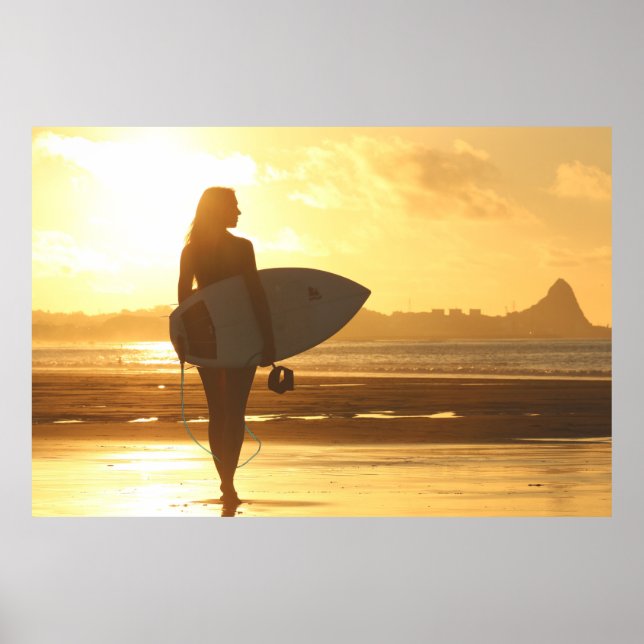 Surfer girl poster (Front)