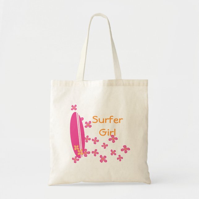 Surfer Girl Tote Bag (Front)