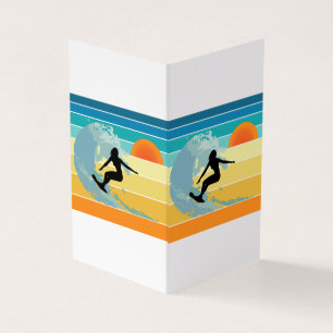 Surfer Girl Vintage Sunset