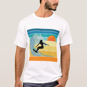 Surfer Girl Vintage Sunset T-Shirt