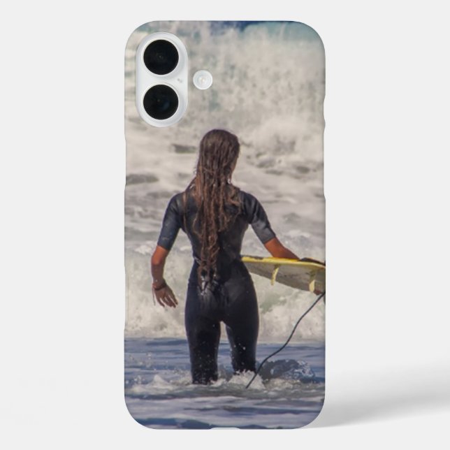 Surfer Girl Waves Case-Mate iPhone Case (Back)