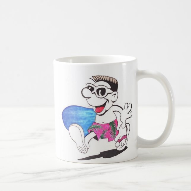 surfer --guy coffee mug (Right)