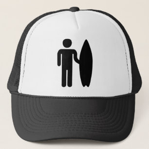 Surfer icon trucker hat