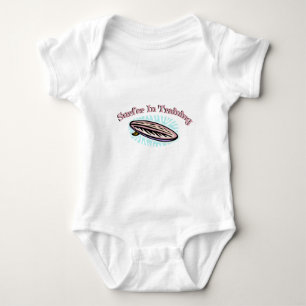 Surfer in Training Baby Bodysuit