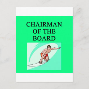 surfer joke postcard