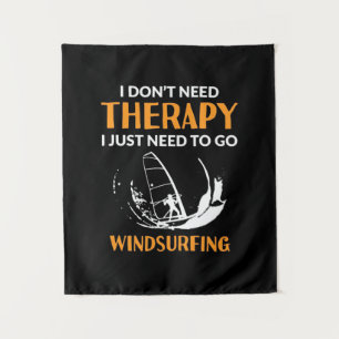 Surfer Just Need To Go Windsurfing Tapestry