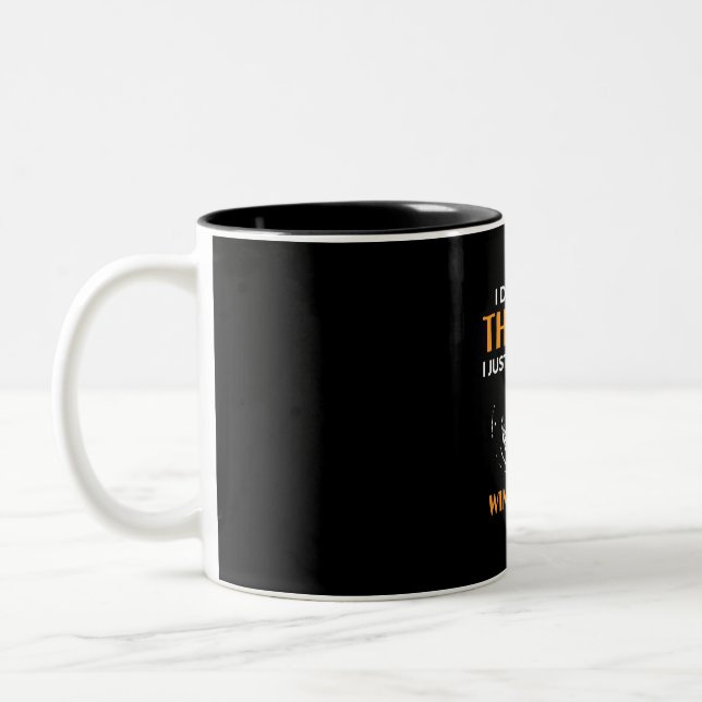 Surfer Just Need To Go Windsurfing Two-Tone Coffee Mug (Left)