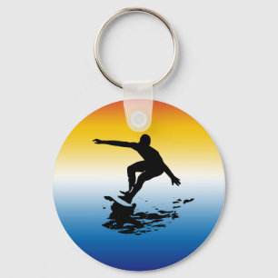 Surfer Keychain
