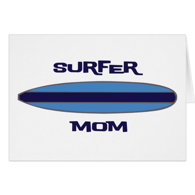 Surfer Mum Blue (Front Horizontal)