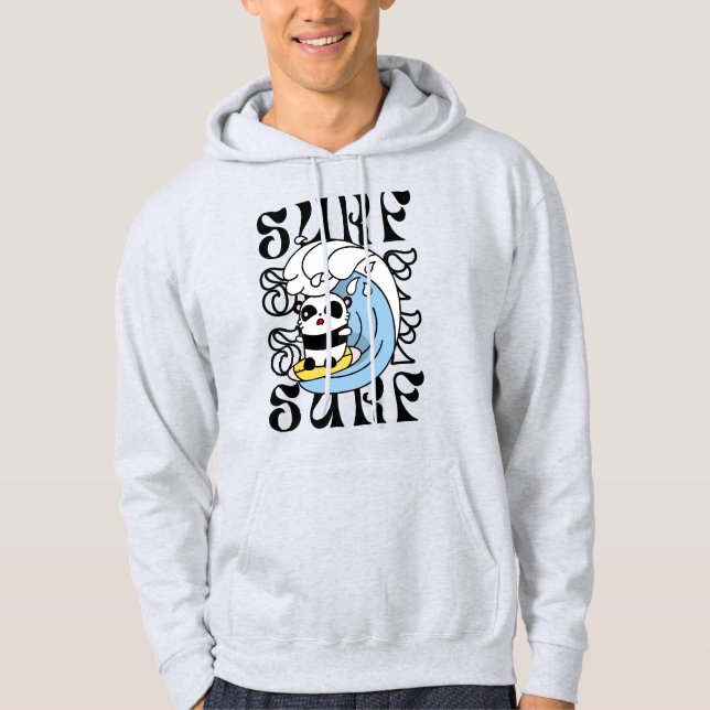 Surfer Panda Hoodie (Front)
