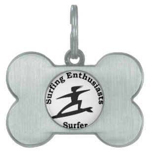 Surfer Pet Tag