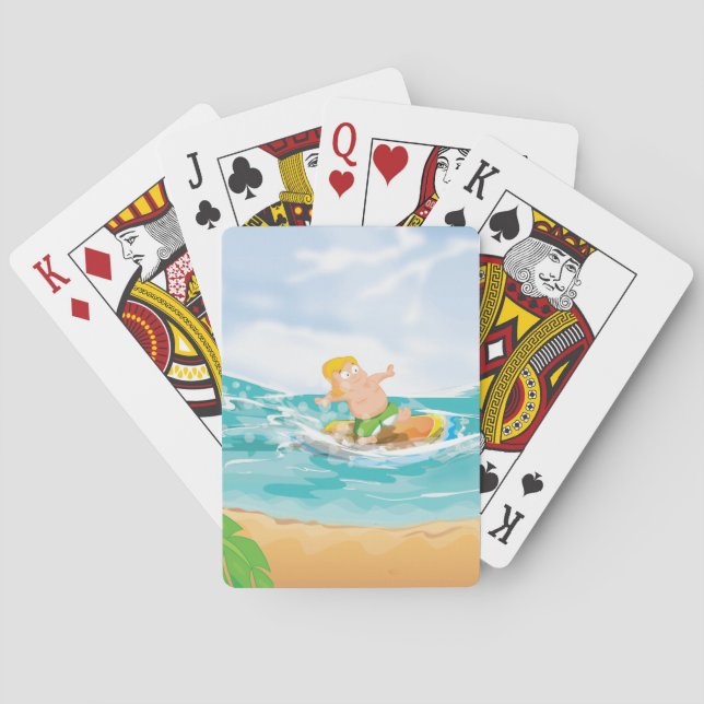 Surfer Playing Cards (Back)