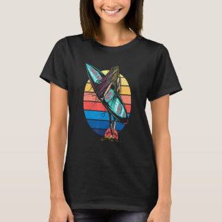 Surfer Retro Sunset Surfboard Surfing 1 T-Shirt