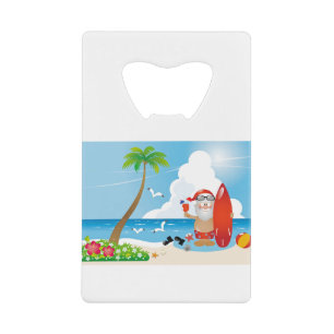 surfer santa claus