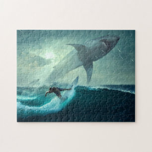 Surfer Scene Game Puzzle