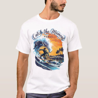 Surfer Sunset -Catch the Moment Hawaii Graphic Tee