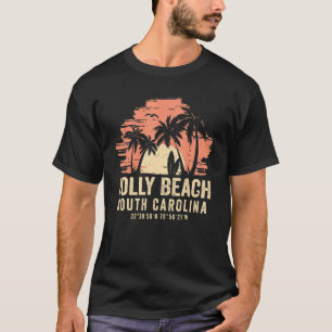 Surfer Surf Board Folly Beach Surfboarder Surfing_ T-Shirt