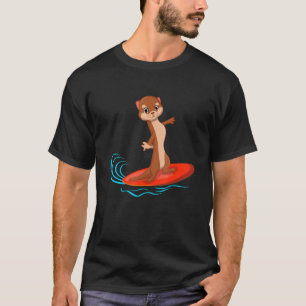 Surfer Surfboard Otter Animal Marine Biologist T-Shirt