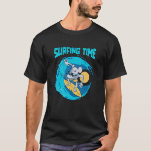 Surfer Surfboard Surfrider Waves Trex Surfing T-Shirt