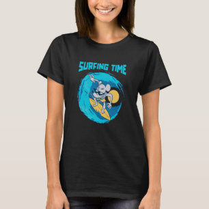 Surfer Surfboard Surfrider Waves Trex Surfing T-Shirt