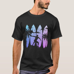 Surfer Surfboard Vintage Surfing Beach Summer Surf T-Shirt