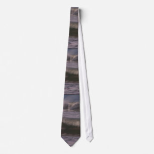 Surfer Surfing Ocean Beach Waves Sea California Tie