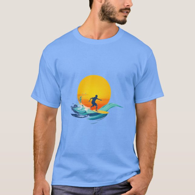 Surfer surfing T-Shirt (Front)