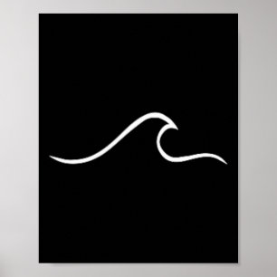 Surfer Surfing Wave Beach For Surfer Boy Girl Dude Poster