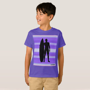 Surfer Theme Kids T-Shirt designer HAMbWG