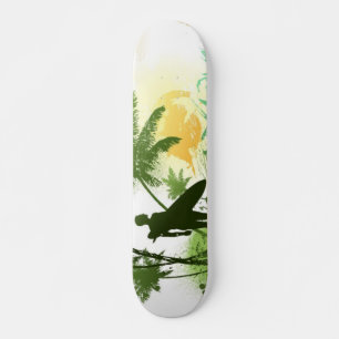 Surfer Theme Skateboard