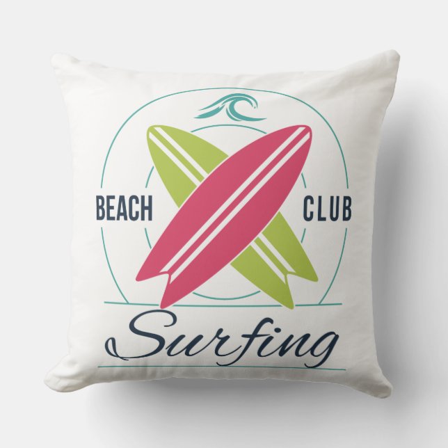 Surfer throw pillows (Front)