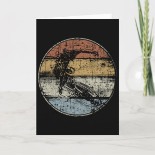 Surfer Vintage Surfing Surf Camp Card