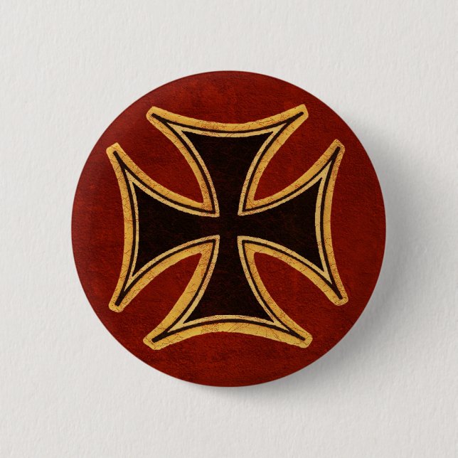 Surfer's Cross Button (Front)