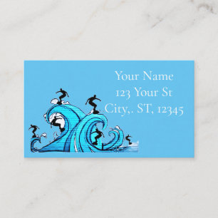 Surfers Everywhere Thunder_Cove Business Card