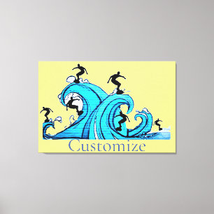 Surfers Everywhere Thunder_Cove  Canvas Print