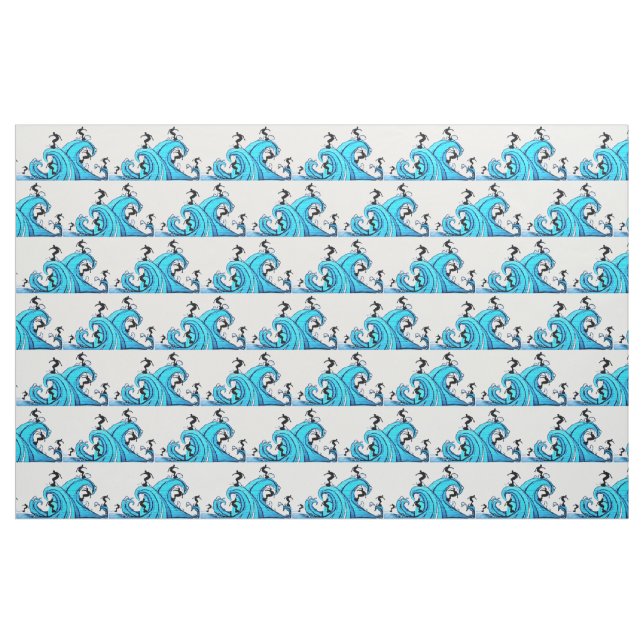 Surfers Everywhere Thunder_Cove  Fabric (Fat Quarter)