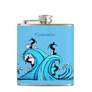 Surfers Everywhere Thunder_Cove Hip Flask